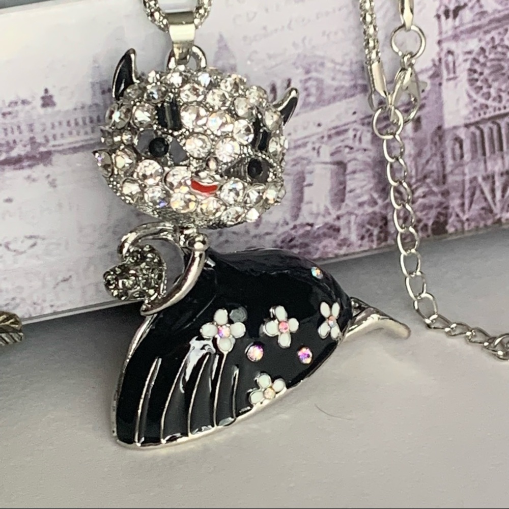 💋 3/$30 💋 Betsey Johnson Style - Cat Pendant Necklace